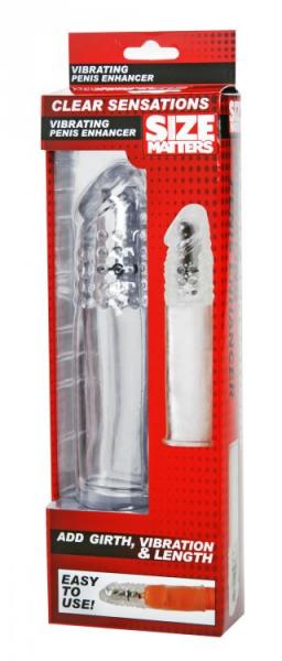 Clear Sensations Vibrating Penis Enhancer-Size Matters-Sexual Toys®