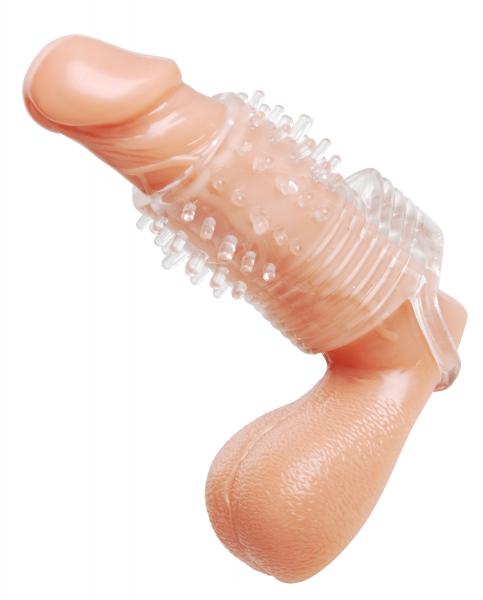 Clear Sensations Vibrating Textured Erection Sleeve-Size Matters-Sexual Toys®