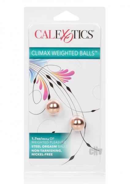Climax Weighted Balls Stainless Steel Gold-Cal Exotics-Sexual Toys®