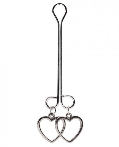 Clit Clamp Double Loop with Heart Charms-Bijoux de Cli-Sexual Toys®