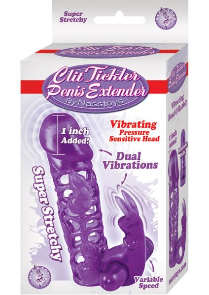 Clit Tickler Penis Extender Vibrating Sleeve-blank-Sexual Toys®