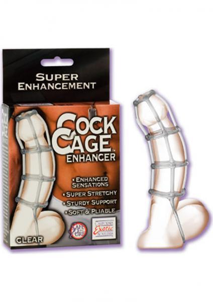 Cock Cage Enhancer 4.5 Inch - Clear-blank-Sexual Toys®