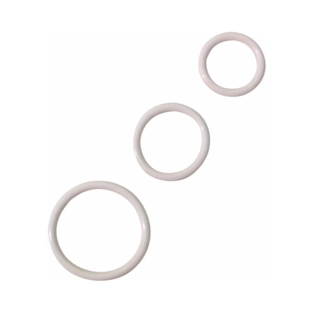 Cock Ring Set Soft Clamshell (3 Rings)-blank-Sexual Toys®