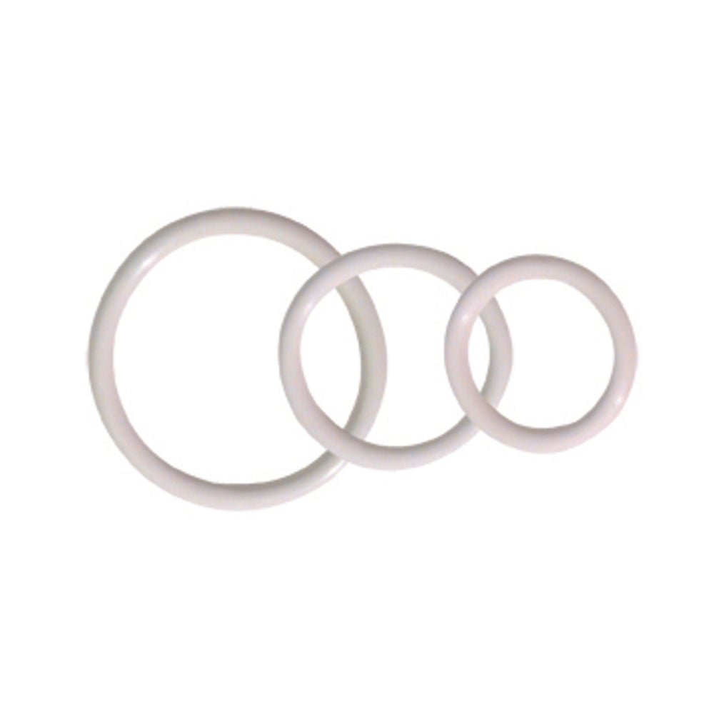 Cock Ring Set Soft Clamshell (3 Rings)-blank-Sexual Toys®