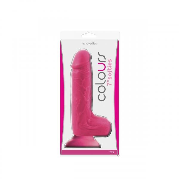 Colours Softies 7 inches Dildo Pink-Colours Softies-Sexual Toys®