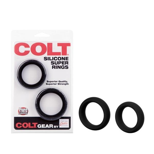 Colt Silicone Super Rings Black-Colt-Sexual Toys®