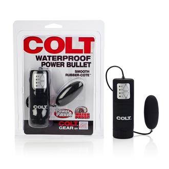 Colt Waterproof Power Bullet Vibrator Black-Colt-Sexual Toys®