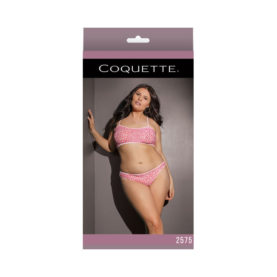 Coquette Bra Set Pink/White XL-Coquette-Sexual Toys®