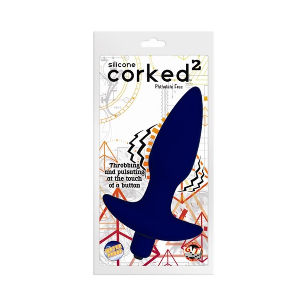 Corked 2 Medium Blue Butt Plug-Corked-Sexual Toys®