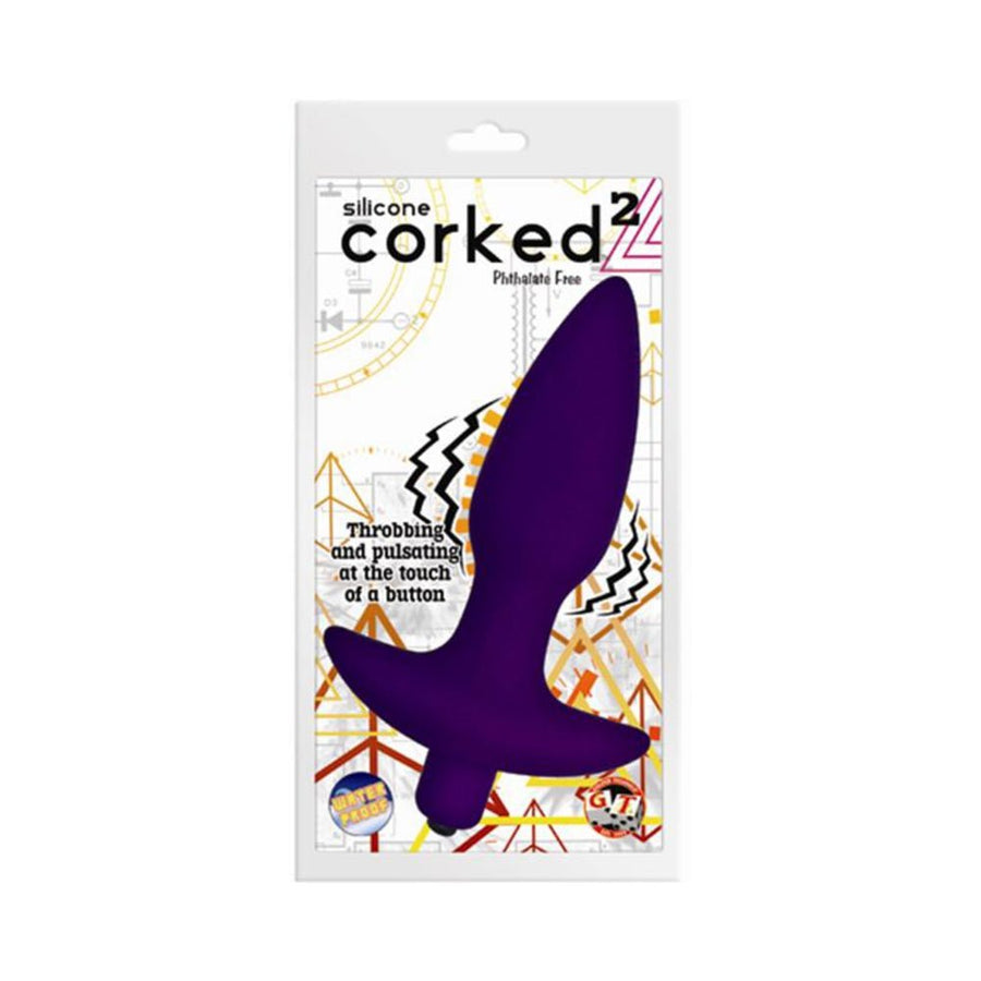 Corked 2 Waterproof Vibrating Small Butt Plug-Golden Triangle-Sexual Toys®