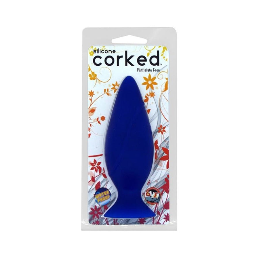 Corked Silicone Medium Butt Plug-Golden Triangle-Sexual Toys®