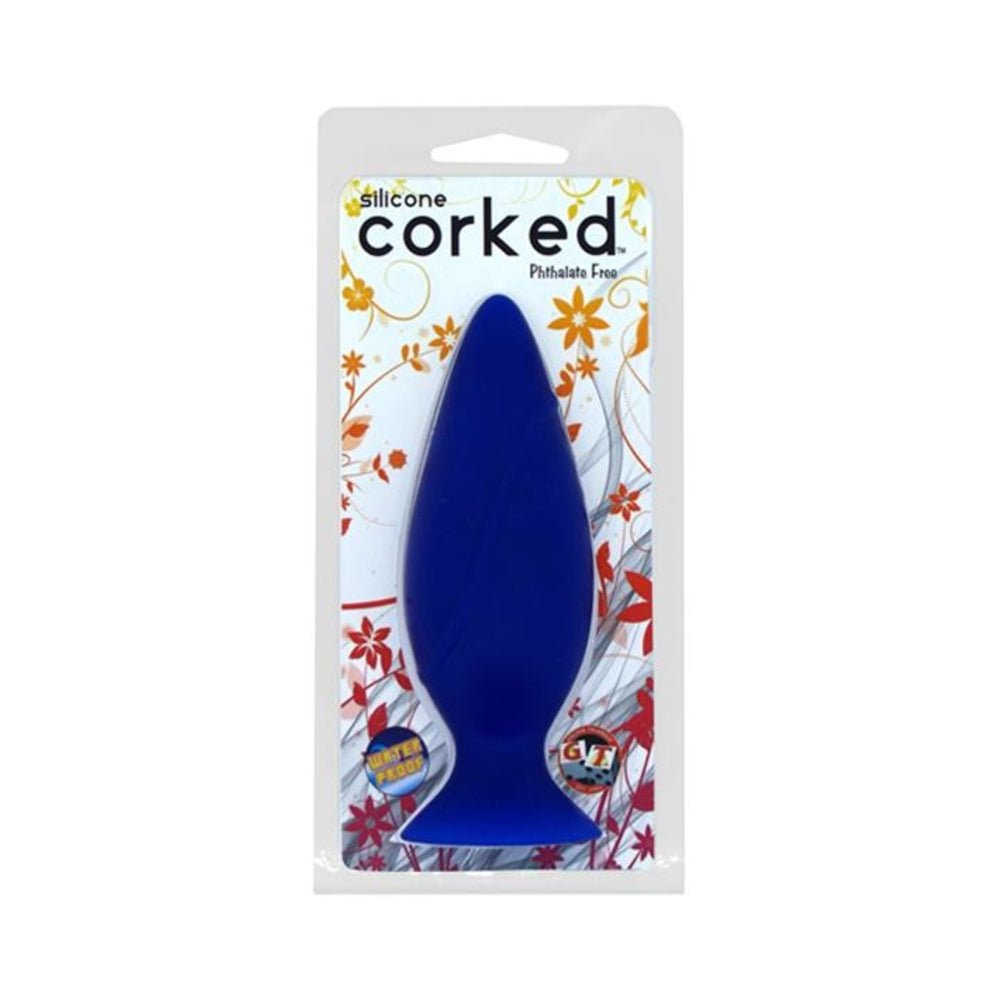 Corked Silicone Small Butt Plug-Golden Triangle-Sexual Toys®