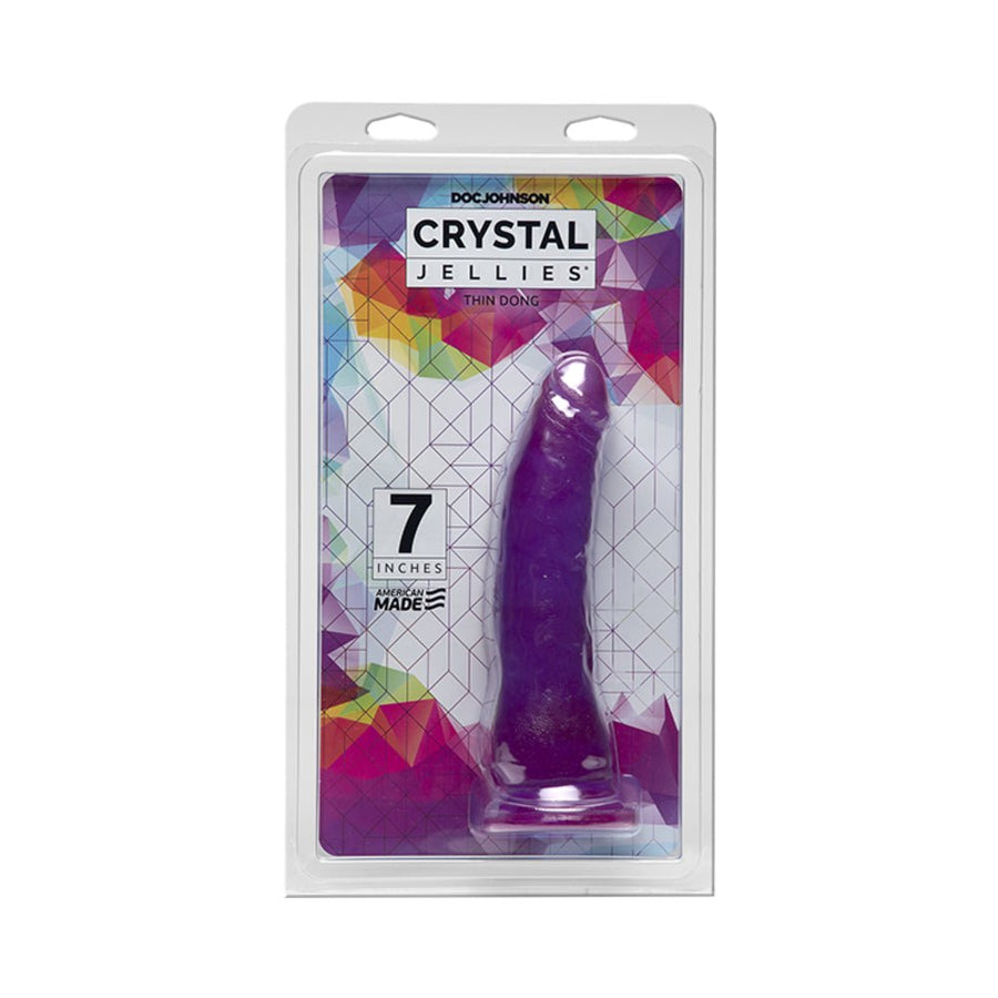 Crystal Jellies 7in Thin Dong-Doc Johnson-Sexual Toys®