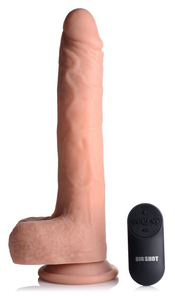 Curve Novelties Big Shot 8&quot; Thrusting Dildo W/remote Control - Flesh-Big Shot-Sexual Toys®