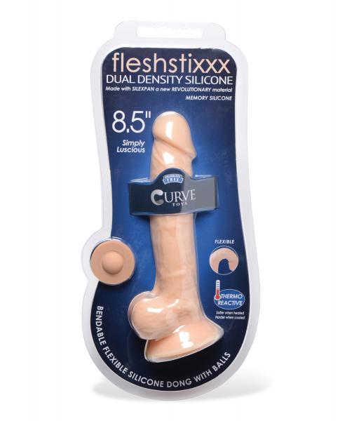 Curve Novelties Fleshstixxx 8.5&quot; Dildo W/balls - Flesh-Curve-Sexual Toys®