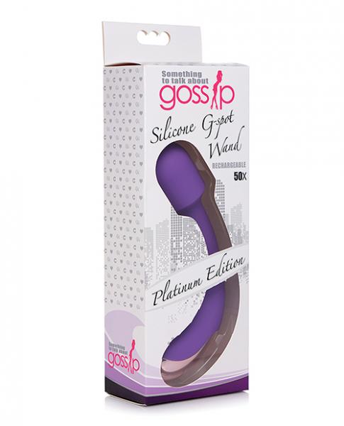 Curve Novelties Gossip G Spot Silicone Wand 50x - Violet-Curve-Sexual Toys®