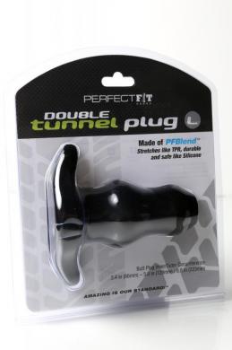 D-Tunnel Plug Large Black-blank-Sexual Toys®