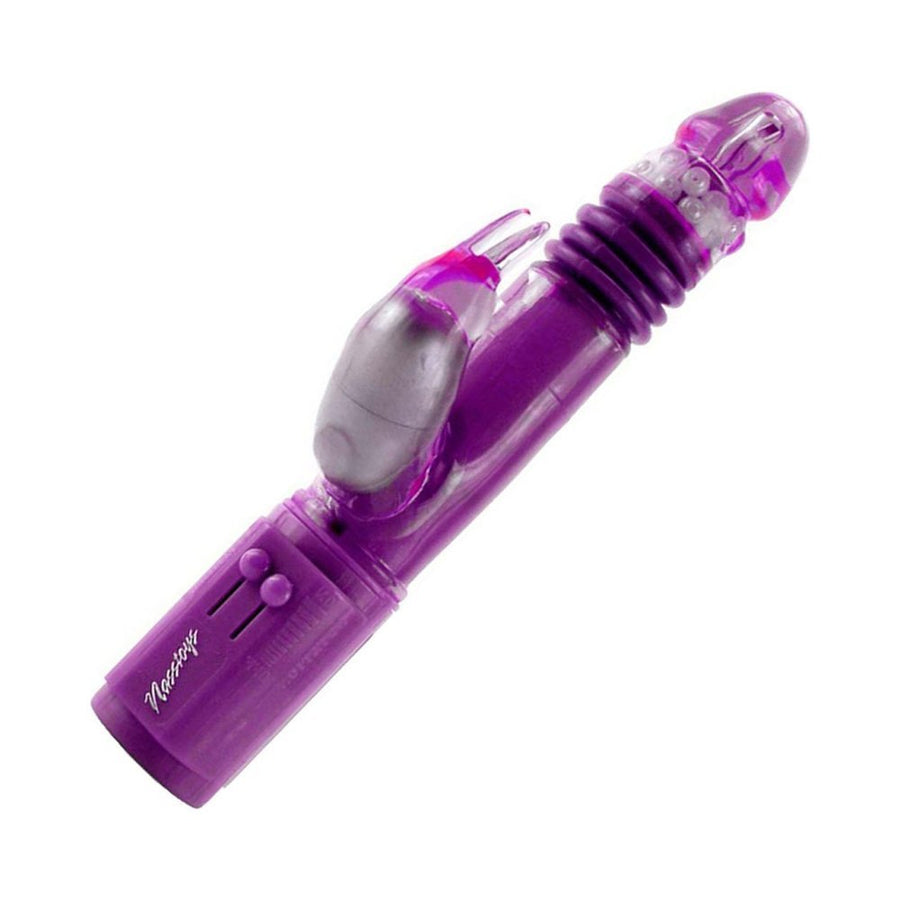 Deep Stroker Rabbit Vibe With Clit Stimulator - Purple-Nasstoys-Sexual Toys®