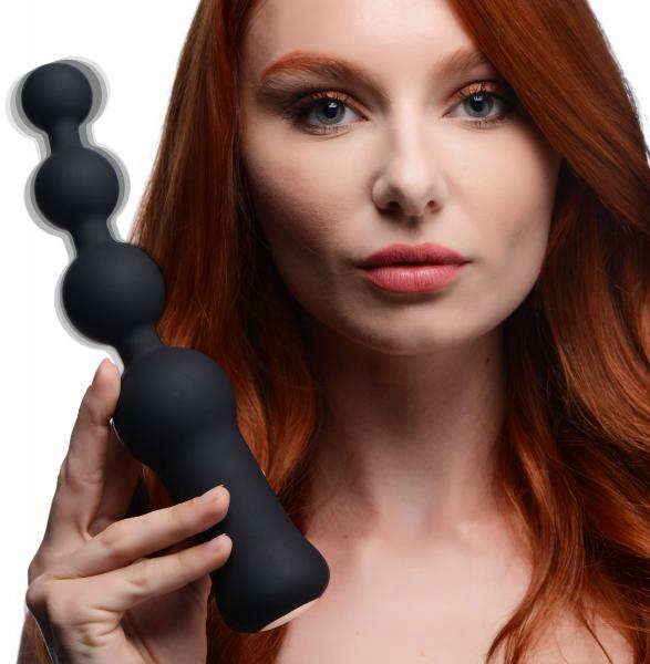 Deluxe Voodoo Beads 10x Silicone Anal Beads Vibrator-Master Series-Sexual Toys®