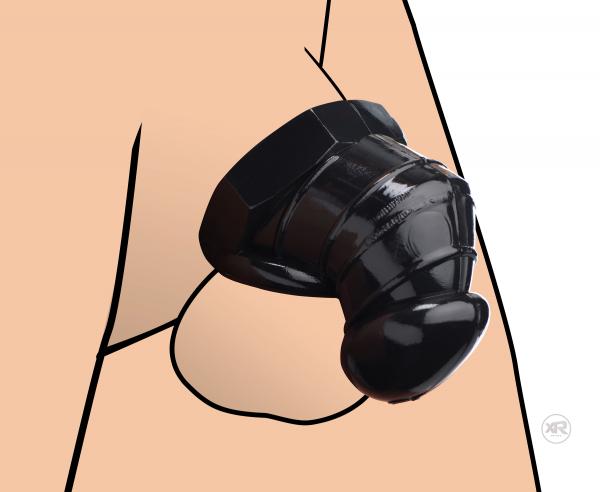 Detained Black Restrictive Chastity Cage-Master Series-Sexual Toys®