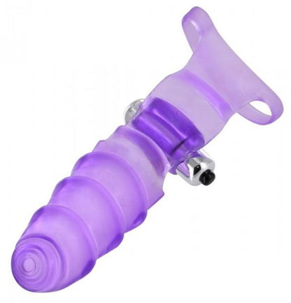 Double Finger Banger Vibrating G-Spot Glove - Purple-Frisky-Sexual Toys®