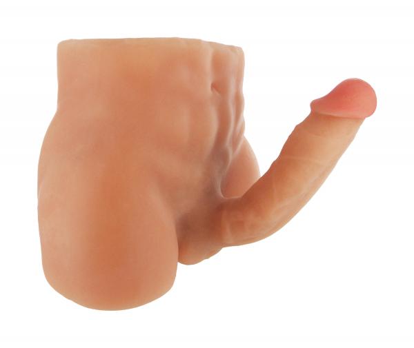 Double Up Dennis Dildo And Ass Masturbator Beige-SexFlesh-Sexual Toys®