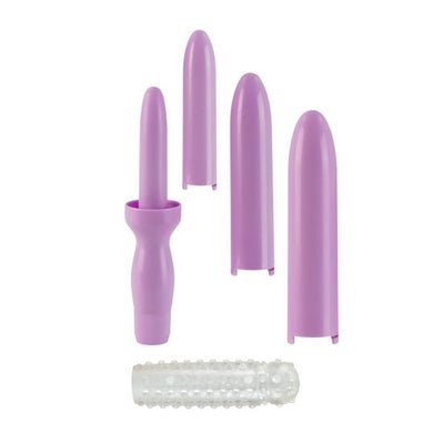 Dr. Laura Berman Intimate Basics - Dilator Set Purple Dilator with 4 Sizes &amp; Sleeve-Dr Laura Berman Intimate Basics-Sexual Toys®