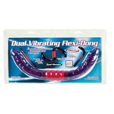 Dual Vibrating Flexi-Dong Purple-blank-Sexual Toys®