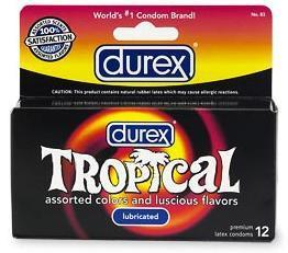 Durex condoms tropical color and scents - box of 12-Durex-Sexual Toys®