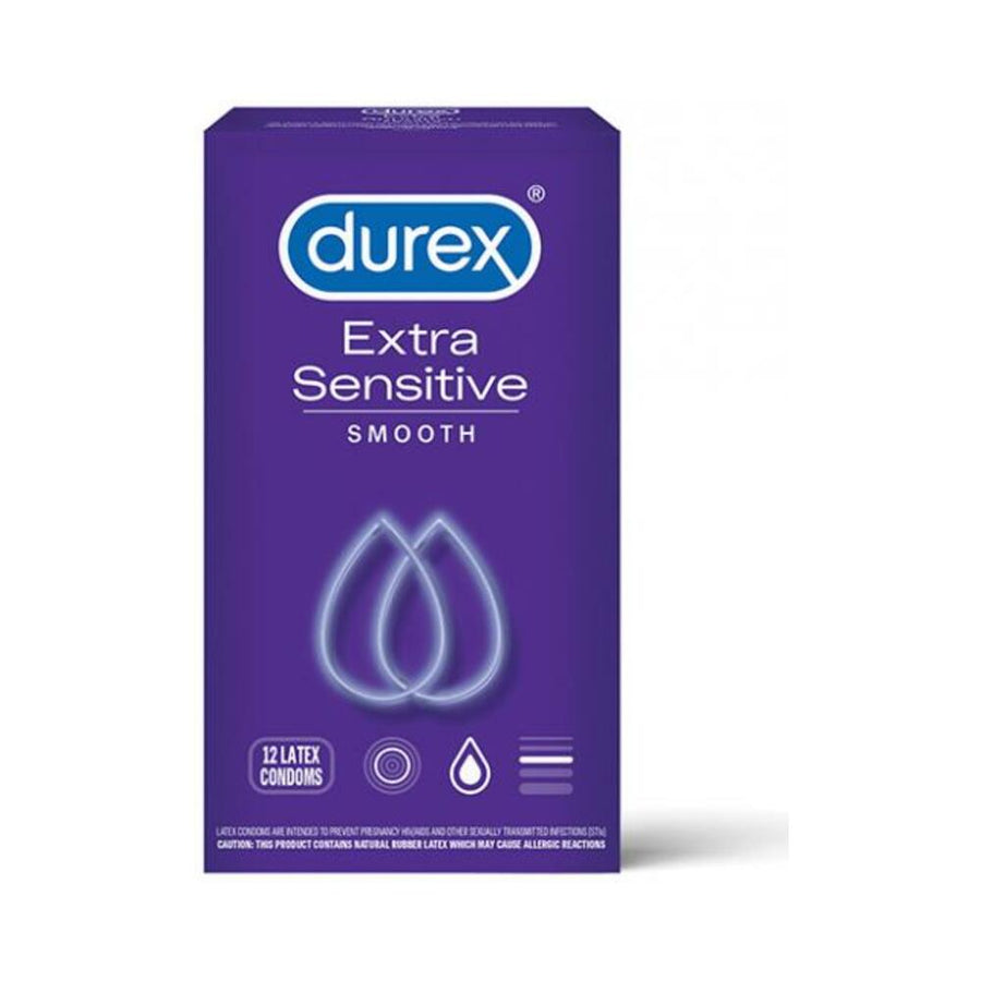 Durex Extra Sensitive Lubricated Condom Smooth 12-pack-Durex-Sexual Toys®
