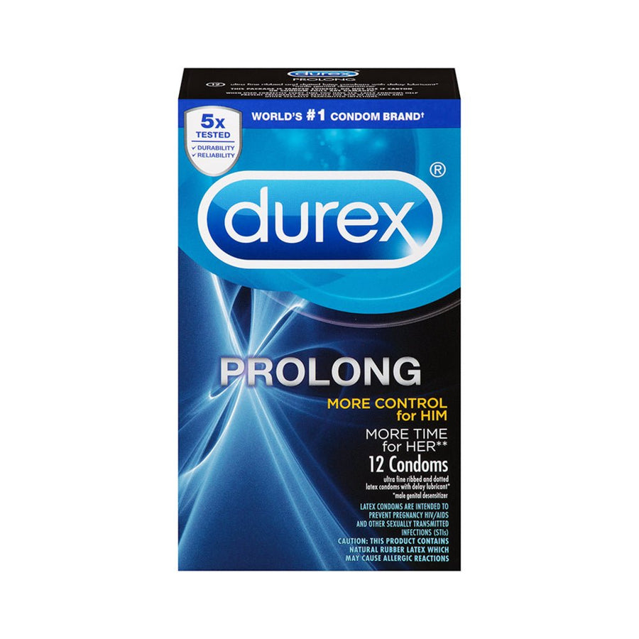 Durex Prolong 12pk-Paradise Marketing-Sexual Toys®