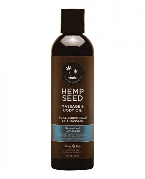 Earthly Body Massage &amp; Body Oil - 8 Oz Sunsational-Earthly Body-Sexual Toys®