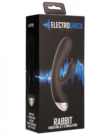 Electroshock E-Stimulation Rabbit Vibrator Black-Electroshock-Sexual Toys®