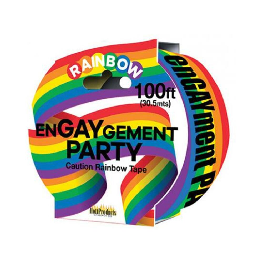 Engaygement - Rainbow Style - Caution Party Tape - 100&