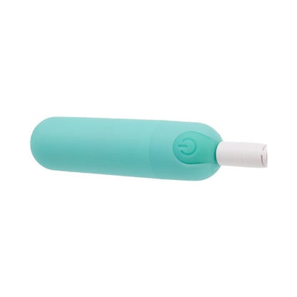 Essential Bullet 9 Function Usb Rechargeable Cord And Case Included Water-resistant Teal-blank-Sexual Toys®