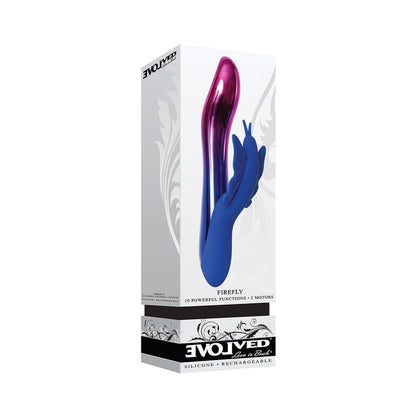 Evolved Firefly Light Up Vibrator 2 Motors 10 Function Usb Rechargeable Cord Included Waterproof-Evolved-Sexual Toys®