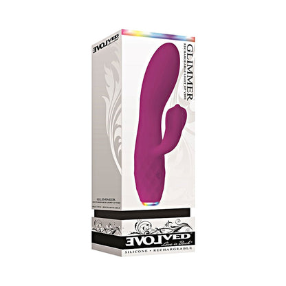 Evolved Glimmer 7 Function Dual Motors Rechargeable Silicone Waterproof Purple-Evolved-Sexual Toys®