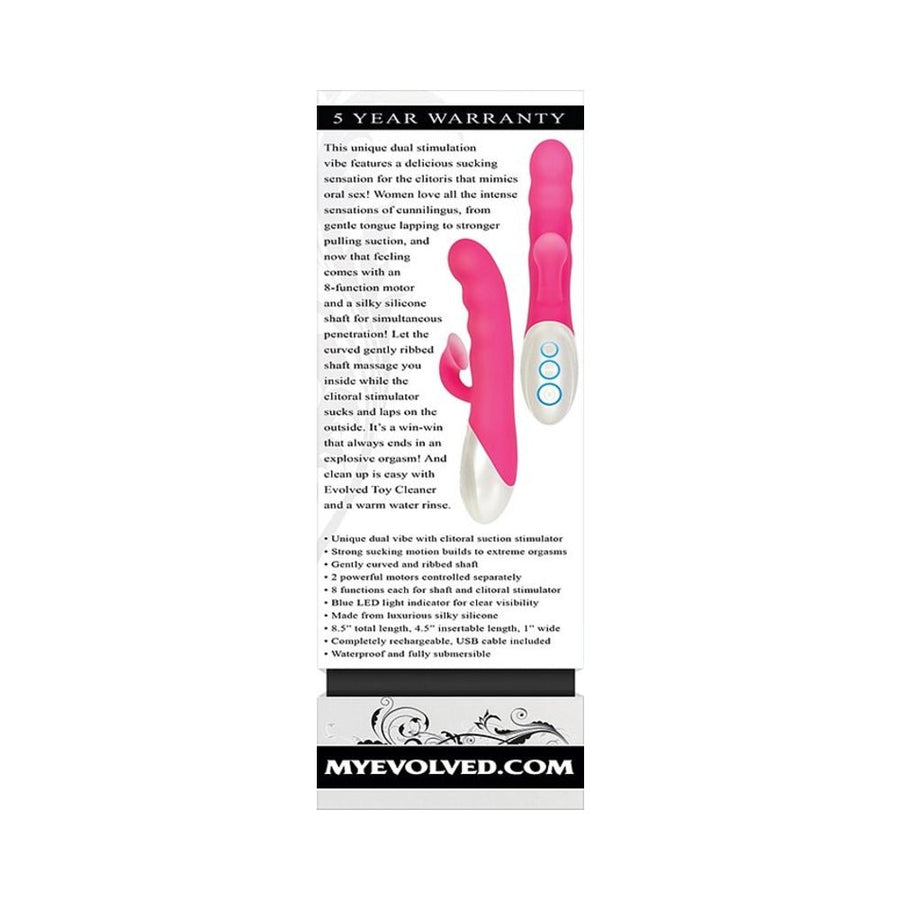 Evolved Instant-o With Clitoral Suction 8 Function Silicone Rechageable Waterproof-Evolved-Sexual Toys®