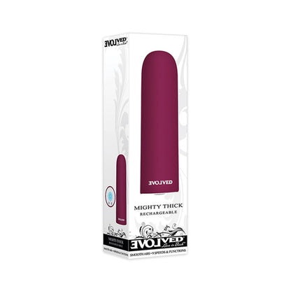 Evolved Mighty Thick Bullet Burgundy-Evolved-Sexual Toys®