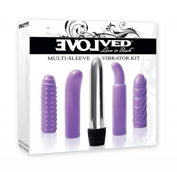 Evolved Multi Sleeve Vibrator Kit Purple-Evolved-Sexual Toys®