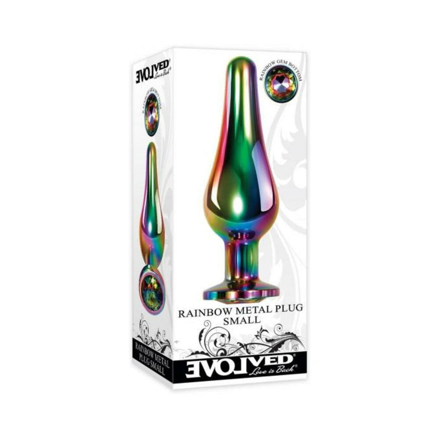 Evolved Rainbow Metal Plug Small-Evolved-Sexual Toys®