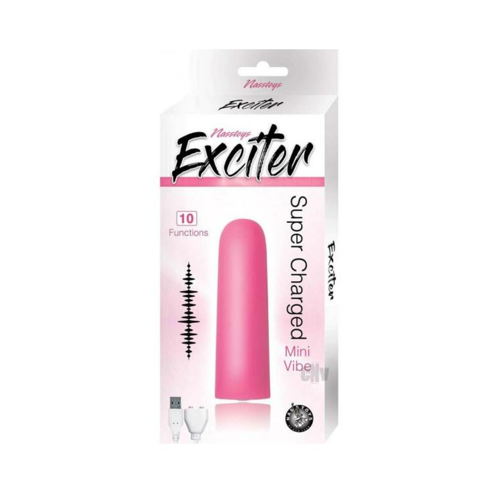 Exciter Mini Vibe Rechargeable Silicone Pink-blank-Sexual Toys®