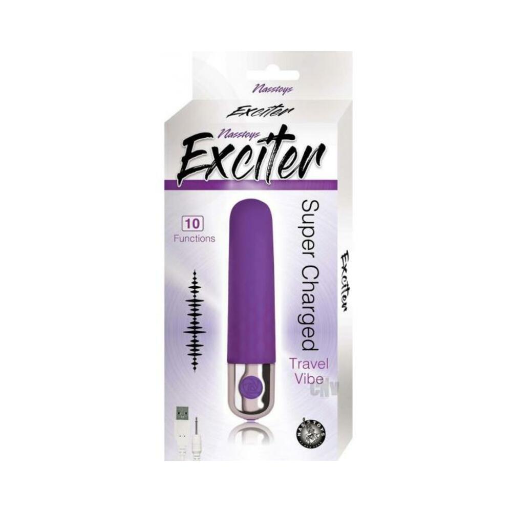 Exciter Travel Vibe Rechargeable Silicone Purple-blank-Sexual Toys®