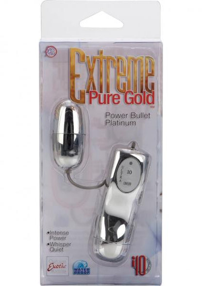 Extreme Pure Gold Power Bullet Waterproof 2 Inch Platinum-blank-Sexual Toys®