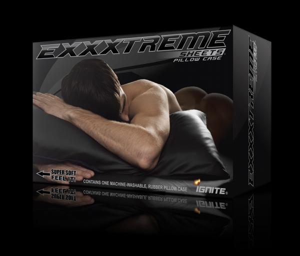Exxxtreme Sheets Pillow Case King Black-Exxxtreme-Sexual Toys®
