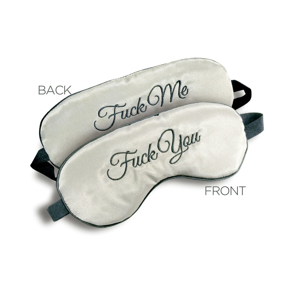 F-ck Me / F-ck You Mask Blindfold Gray-Icon-Sexual Toys®
