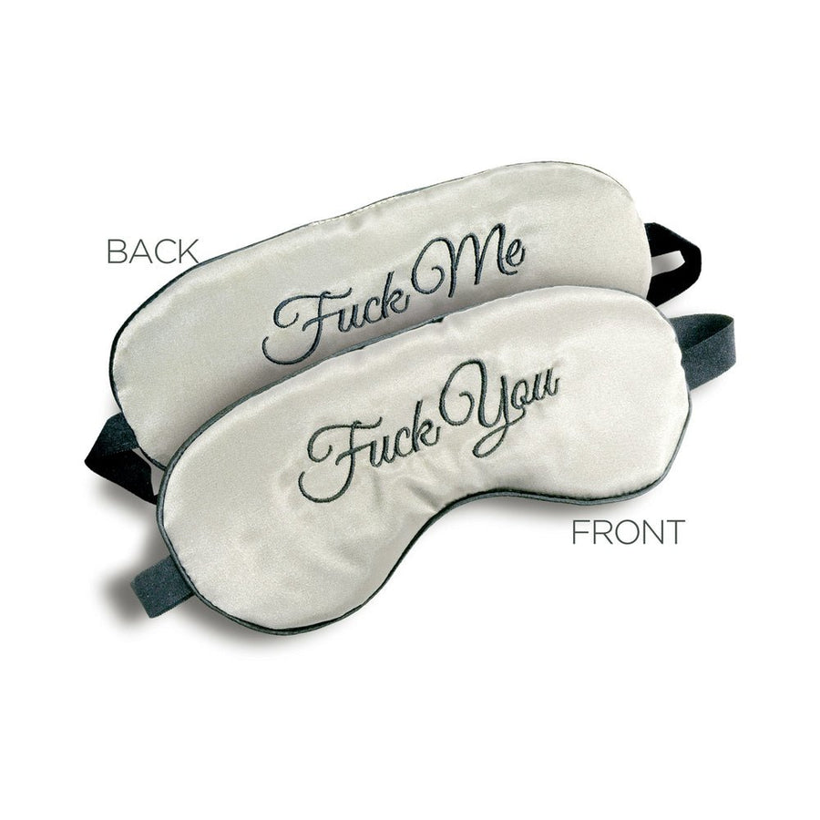 F-ck Me / F-ck You Mask Blindfold Gray-Icon-Sexual Toys®