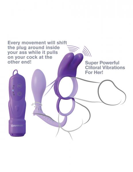 Fantasy C-Ringz Ass-Gasm Vibrating Rabbit Purple-Pipedream-Sexual Toys®