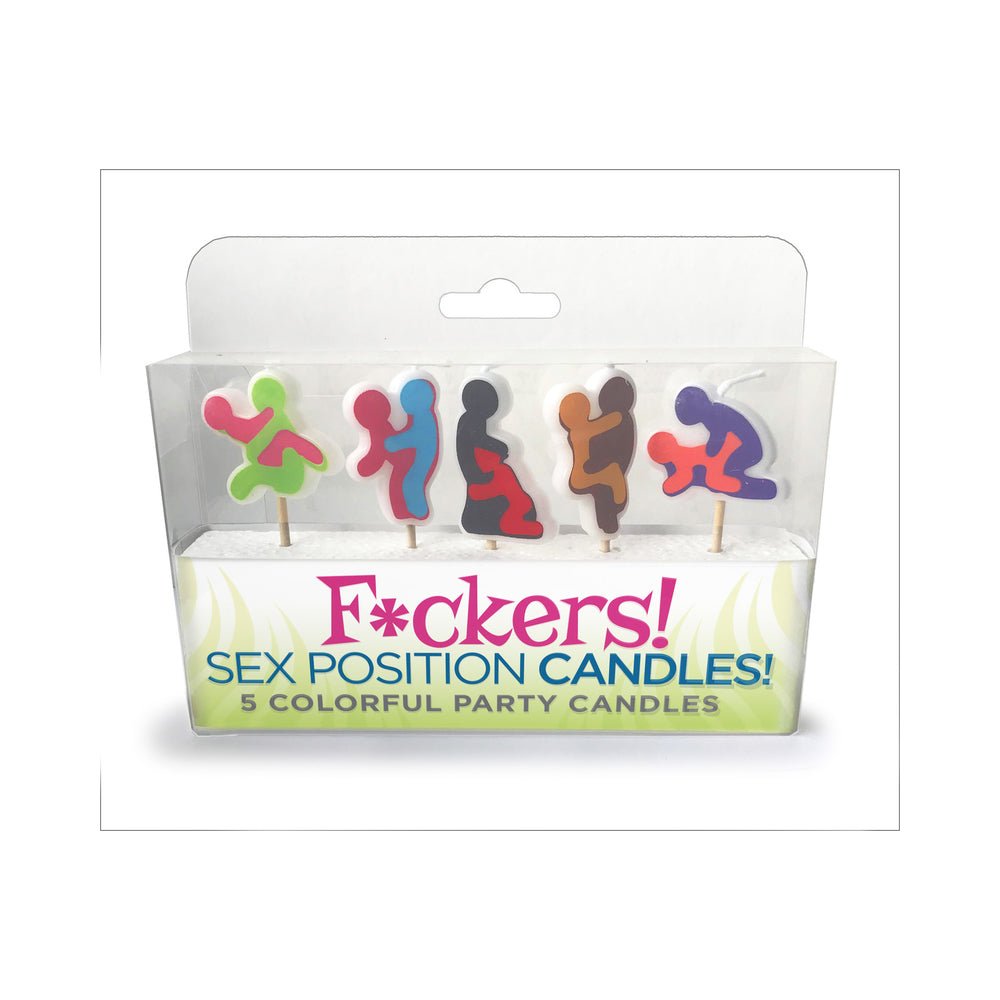 F*ckers Sex Position Candles 5 Colorful Party Candles-blank-Sexual Toys®