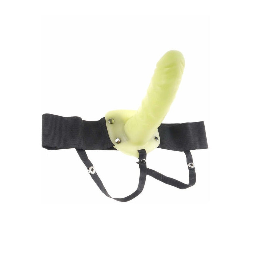 Fetish Fantasy Hollow Strap On 6.5 Inch Glow in the Dark-Pipedream-Sexual Toys®